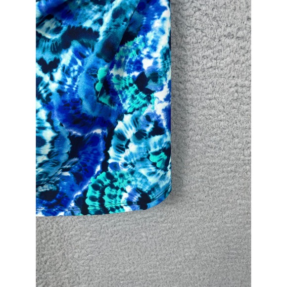 SO Juniors Plus Size 0X Tankini Blue Top NWT - Picture 7 of 8